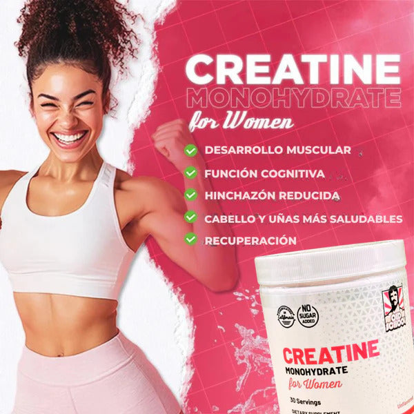 Creatina Premium + BCAA + Colágeno – Potencia y Recuperación Especial para Mujeres