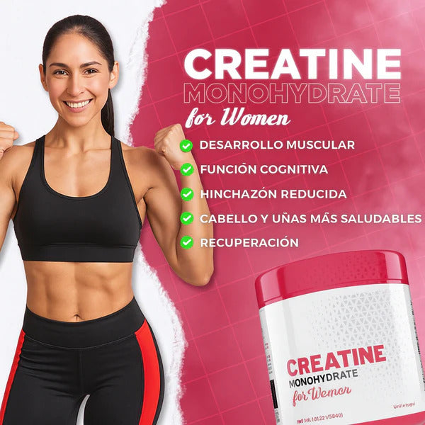 Creatina Premium + BCAA + Colágeno – Potencia y Recuperación Especial para Mujeres