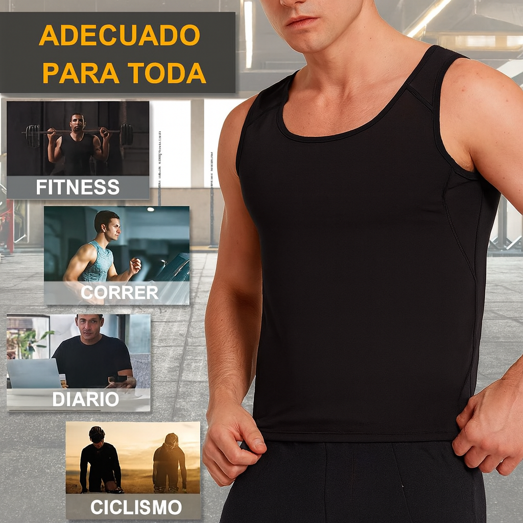 Chaleco Faja Quemador De Grasa Hombre