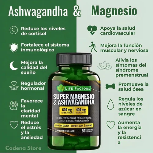 Super Magnesio + Ashwagandha: Tu Relax Natural, tu Energía Renovada