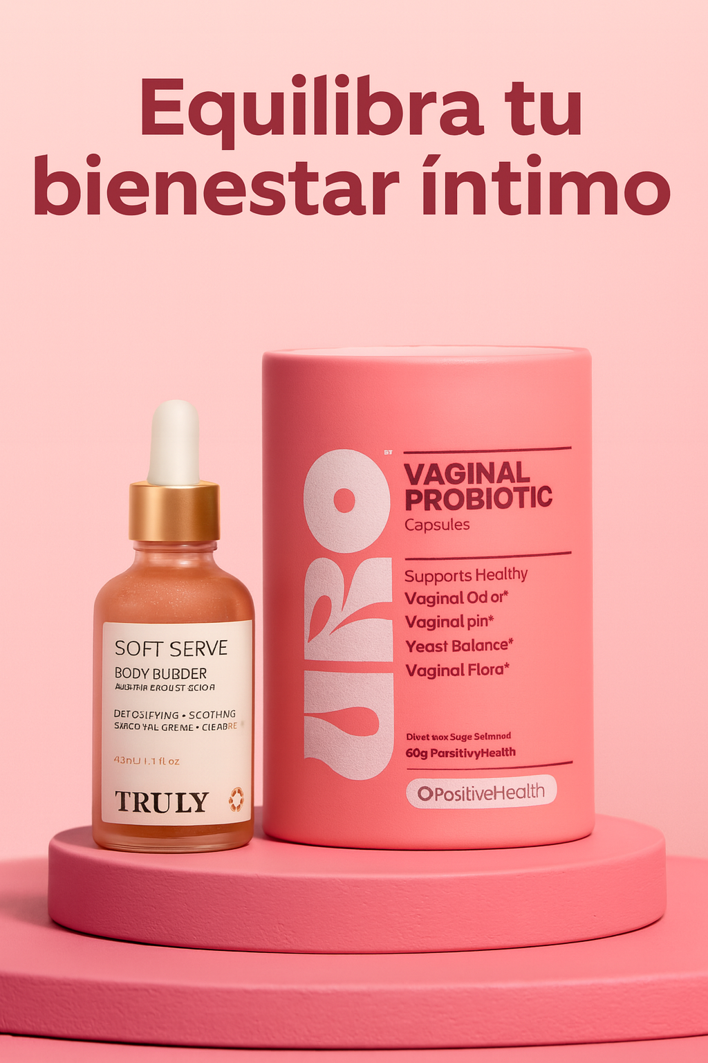 Truly URO Probiótico Vaginal – Bienestar Íntimo Natural y Efectivo