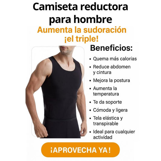 Chaleco Faja Quemador De Grasa Hombre