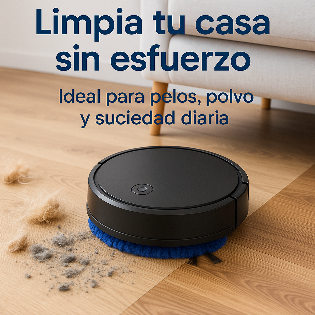 Aspiradora Robot Inteligente – Limpieza Automática Sin Esfuerzo