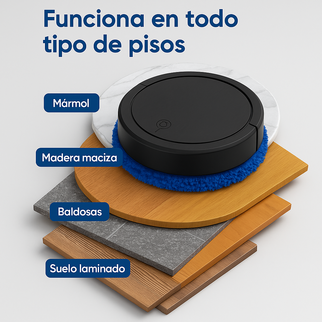 Aspiradora Robot Inteligente – Limpieza Automática Sin Esfuerzo