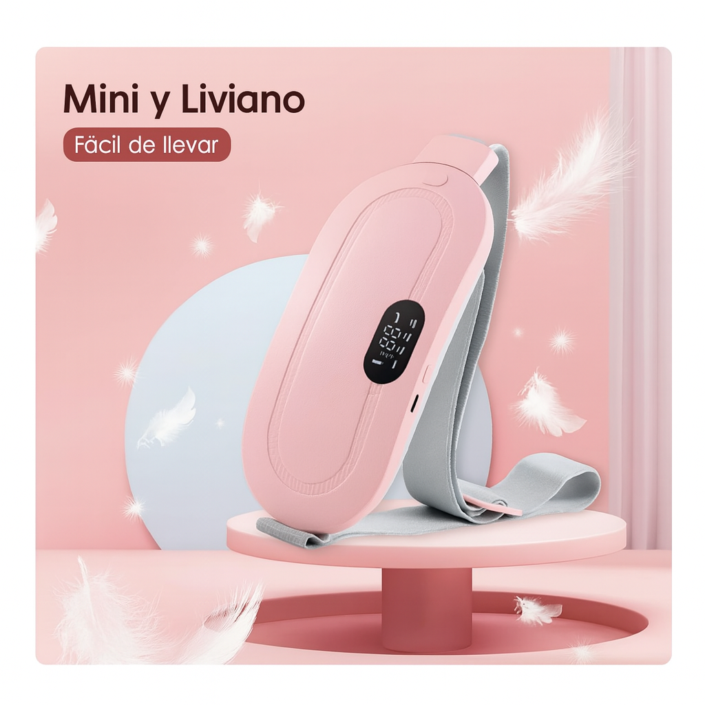 Cinturón Térmico Masajeador – Alivio Rápido y Natural para Cólicos