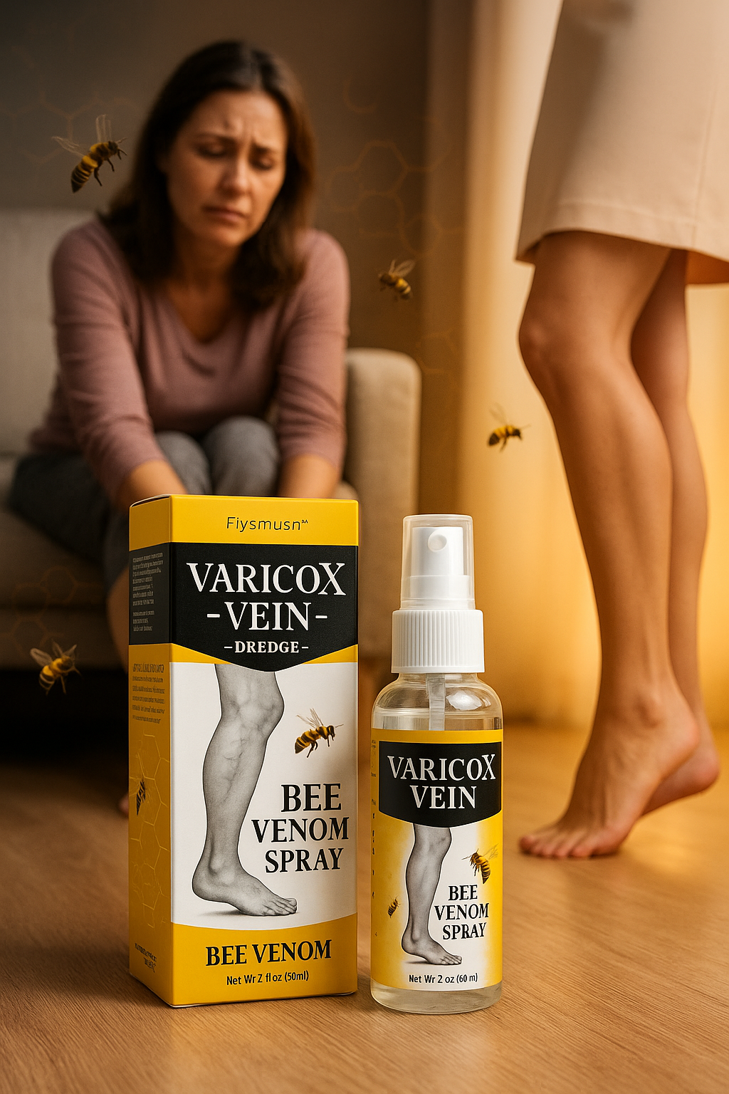 Varicox Vein – Spray Natural para Piernas Livianas y Saludables