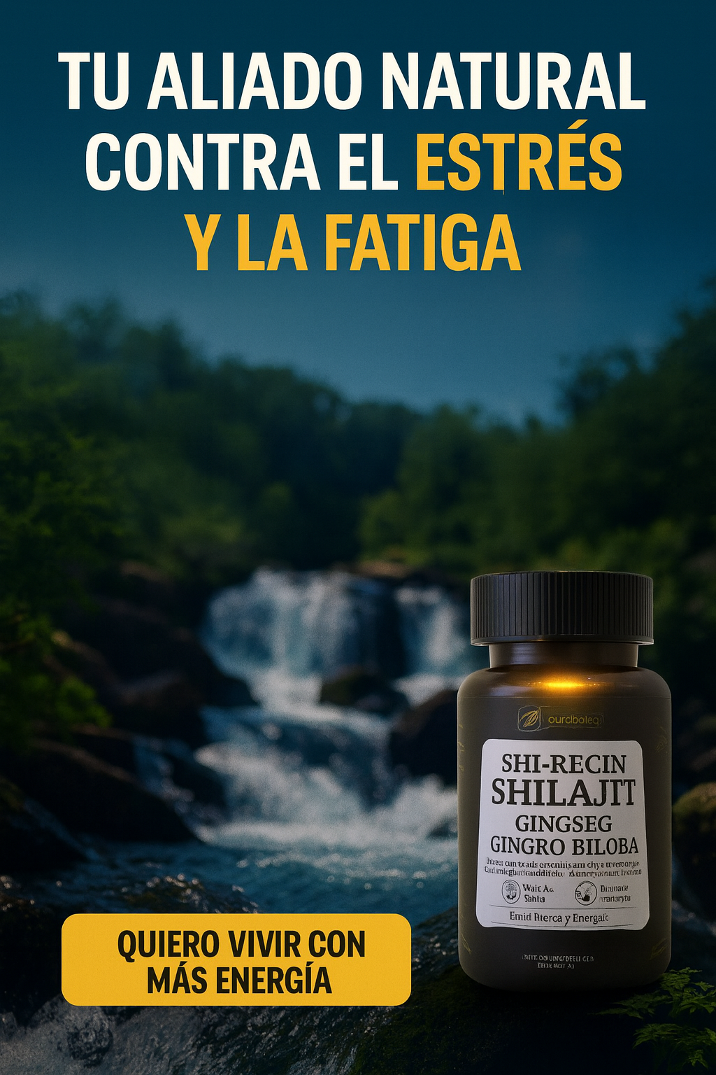 SHI-RECIN Shilajit Cápsulas – Energía y vitalidad natural en cada dosis