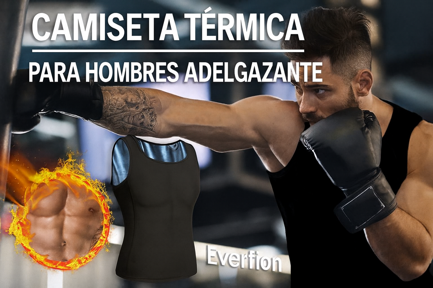 Chaleco Faja Quemador De Grasa Hombre
