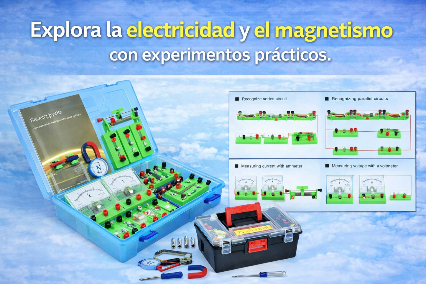 Kit Educativo de Electricidad y Magnetismo