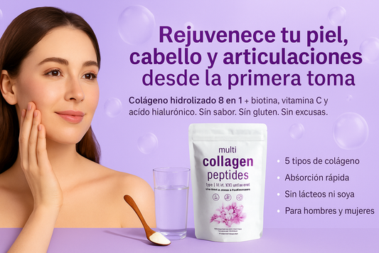 Colágeno 8 en 1 de Espectro Completo – Tu belleza y vitalidad desde adentro