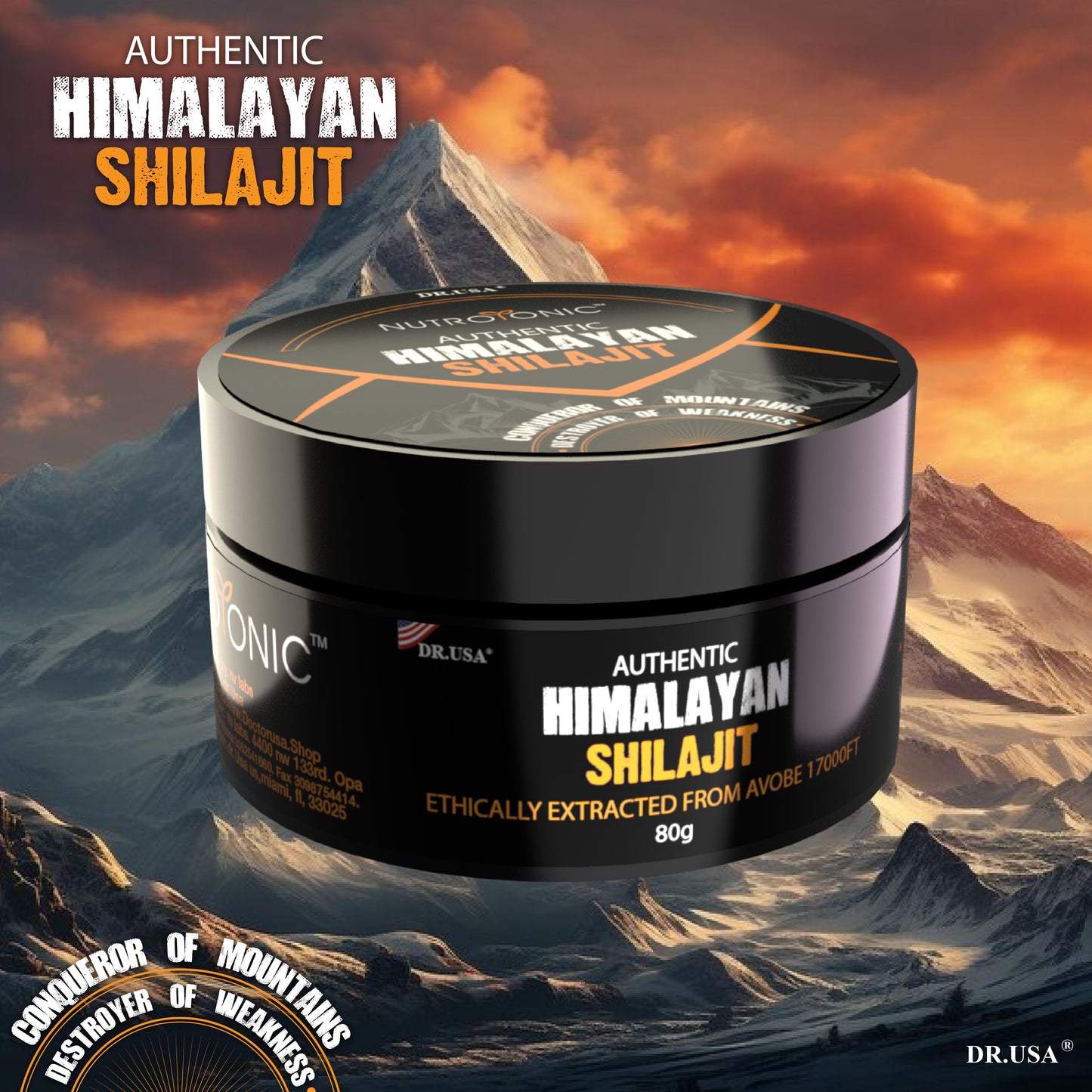 Shilajit en Resina Pura — Energía, Enfoque y Vitalidad Natural