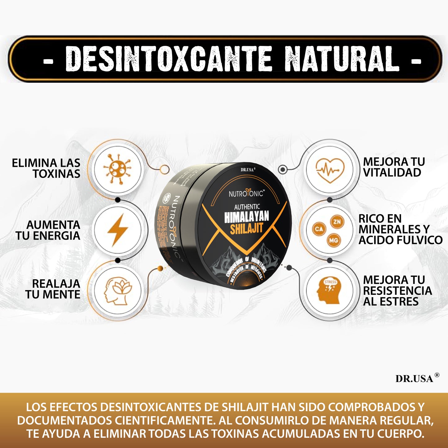 Shilajit en Resina Pura — Energía, Enfoque y Vitalidad Natural